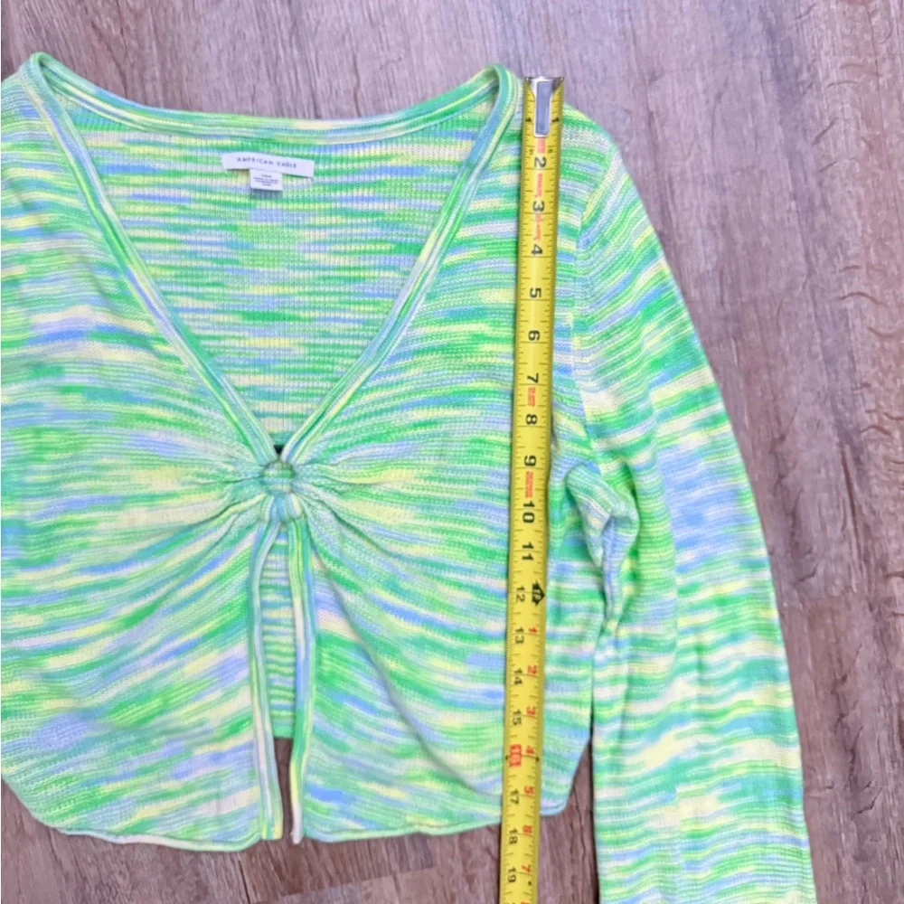 American Eagle • Y2K Cropped Bell Sleeve Sweater - Picture 7 of 12